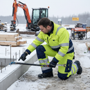 Premium Hi-Vis Winter Trousers with Durable Waterproof Material and Functional Pockets for Cold Weather Protection