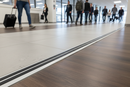 Premium Aluminium Transition Strip with Rubber Inlay - 45mm Wide and Available in 1m & 2m Lengths for Safe Floor Transitions