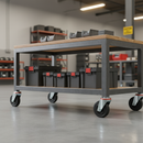 100mm Swivel Bolt Hole Heavy Duty Castor with Rubber Tyre