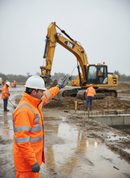 Premium Interactive Breathable Hi-Vis Jacket with Detachable Hood and Heavy Duty Features for Enhanced Safety
