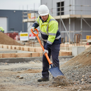 Premium Insulated No.000 Square Mouth Treaded Shovel for Safe Excavation and Concrete Mixing