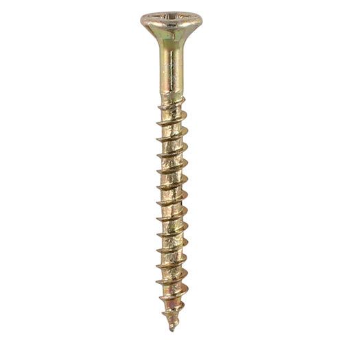 Velocity Premium Multi-Use Screws - PZ - Double Countersunk - Yellow - 4.5 x 30