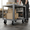 125mm Fixed Plate Heavy Duty Castor with Rubber Tyre