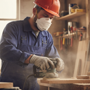 Professional FFP2 Disposable Fold Flat Dust Mask with Snug Fit and Adjustable Straps - 10 Pack
