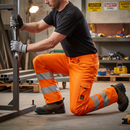 Premium Fluorescent Over Trousers with Reflective Tape and Adjustable Features