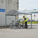 Premium XXL Bike Shelter Extension for Enhanced Storage Capacity - Galvanised and Painted, 2.5 Metres of Additional Space