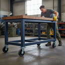 200mm Heavy Duty Swivel Plate Castor with Cast Iron Wheel