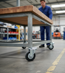 75mm Swivel Bolt Hole Castor with Anti-Static Features