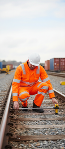 Premium Hi-Vis Ripstop Breathable and Waterproof OverTrouser with Taped Seams and Multiple Pockets