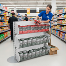 Premium Standard Bay and Merchandise Bin Merchandising System for Impulse Sales with Clear PETG Material