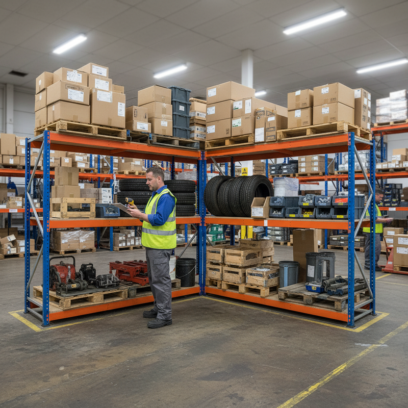 Heavy Duty Industrial Shelving - 1980mm High - 400kg Load Capacity