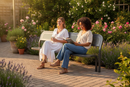 Premium Heavy Duty 2m Steel Seat Bench with Backrest for Outdoor Comfort and Durability