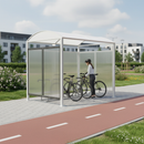 Premium Bike Shelter Side Cladding Panels for Enhanced Wind and Rain Protection - High-Quality Professional Grade for Industrial and Commercial App...