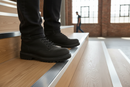 Premium Anodised Aluminium Stair Nosing 40x20 mm - Grooved Anti-Slip Profile for Enhanced Safety in Homes and Commercial Spaces