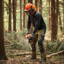 Premium Forestry Helmet Kit with Safety Visor, Ear Defenders, and Sun Cape for Chainsaw and Brush Cutting
