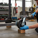 160mm Heavy Duty Swivel Plate Castor with Cast Iron Wheel