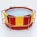 Collapsible Storage Tank – 7500L, PES/PVC with Alloy Frame (view 2)