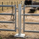 Galvanised Dual Hang Post for 45in Gates, 4½in Diameter