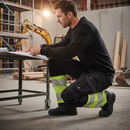 Premium Hi-Vis Trousers with 4-Way-Stretch Fabric, CORDURA Reinforcement, and Functional Tool Holders for Comfort and Durability