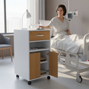 Premium Ergonomic Easy Clean Bedside Locker with Lockable Drawer, Adjustable Shelving, and Durable Construction