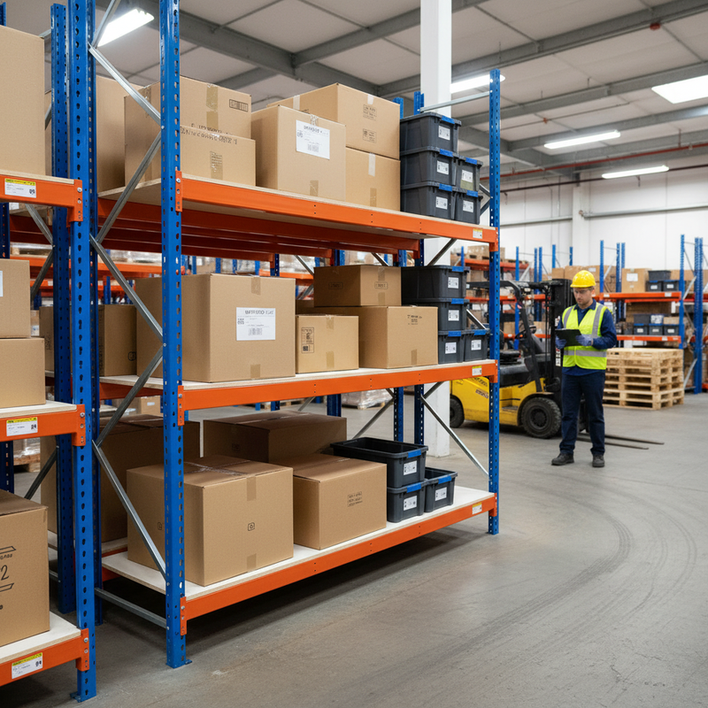 Additional Premium Melamine Shelf - Blue & Orange - 15mm Thick