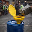 Drum Funnel with Lid – 610mm – Polyethylene – Industrial Use