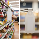 Premium Clear Polypropylene Pocket Swing Tag for Pricing Labels on Peg Boards and Slatboards