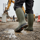 Premium Lightweight Polyurethane Safety Boot with Metal-Free Toecap and Self-Draining Sole for Comfort and Grip