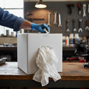 Premium 100% Cotton Rags - Soft, Absorbent, Eco-Friendly 10KG Bulk Pack for Versatile Cleaning Applications