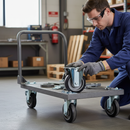 125mm Fixed Plate Elastic with Aluminium Centre and Ball Bearing