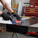 Premium Vinyl Smoother with Flexible Steel Blade and Soft Grip Handle for Wallpaper and Paint Application