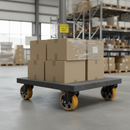 200mm Diameter Heavy Duty Polyurethane Tyred Wheel with Aluminium Centre