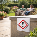 Irritant GHS Label – 1mm Rigid Plastic – Indoor/Outdoor Use