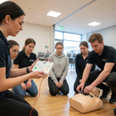 Professional AED Trainer with App Connectivity, Reusable Pads, and Comprehensive Training Features