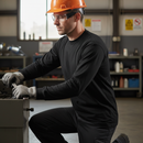 Professional Fire Retardant Long Sleeve Top with Comfortable Fit and Knitted Cuffs for Enhanced Protection