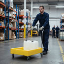 Heavy Duty Bunded Trolley for Safe Chemical Transport - 100L Capacity