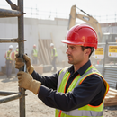 Lightweight Vented Slip Ratchet Safety Helmet for Construction