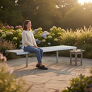 Premium Double Steel Bench for Public Spaces - Galvanised & Powder Coated Options Available