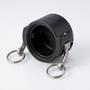 1in Cam Lever Coupler Blanking Cap – Polypropylene (view 2)