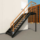 Slope Fittings – 11°–29° Base, Tee & Cross for 48.3mm Tube