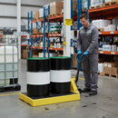 Premium 2 Drum Bunded Workfloor for Secure Storage