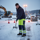 Premium Hi-Vis Winter Trousers with Durable Waterproof Material and Functional Pockets for Cold Weather Protection