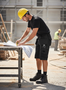 Premium Slim Fit Work Shorts with Stretch Fabric and Cordura Reinforcements for Enhanced Durability and Comfort