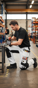 Premium Loose Fit Work Trousers with Holster Pockets and 4-Way Stretch Fabric for Enhanced Mobility