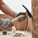 Premium Heavy Duty Hickory Handled Brick Hammer with Chisel for Bricklaying and Renovation Projects