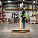 Premium 610mm Industrial Soft Broom with Eco-Friendly Synthetic Coco Fill for Effective Sweeping in Dusty Environments