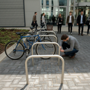 Premium Junior Cycle Stand - Stainless Steel, Space-Saving Design for Secure Bicycle Parking
