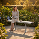 Premium Outdoor Mild Steel Bench 300 - Durable Design for Parks and Schools with Galvanised Finish