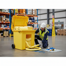 Heavy Duty Chemical Spill Kit in Wheeled Bin - 1100L Capacity