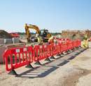 Heavy Duty Chapter 8 Traffic Barrier 2m x 1m - Safe Pedestrian and Traffic Management System for Construction and Events
